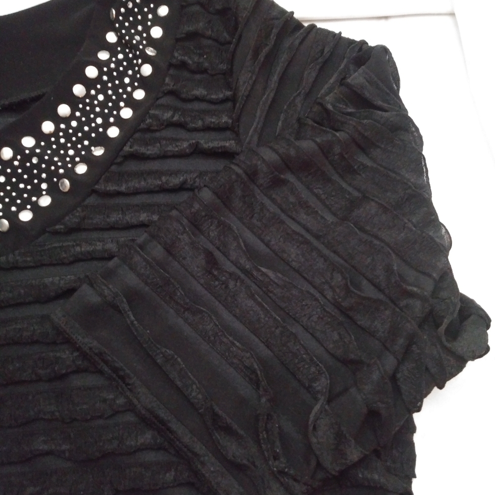 Embellished Ruffle Blouse - Picture 4 of 7